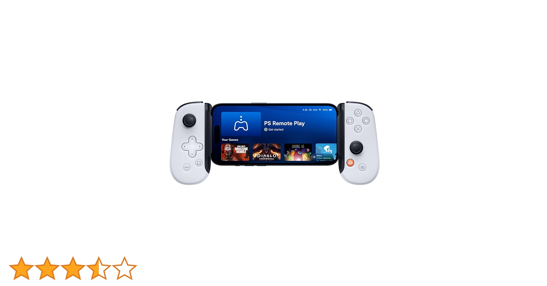 新品 Backbone One (USB-C) (第1世代) バックボーン ワン PlayStation®版 USB-Cモバイルゲーミングコントローラー